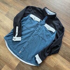 Patagonia Early Rise Snap Shirt Men's Sz‎ XL Fleece Outdoor Blue